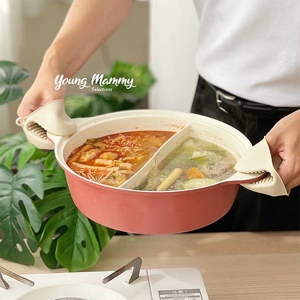 激推這咖～愛吃鍋的你絕對會滿意!! 超好清洗的一體成型陶瓷塗