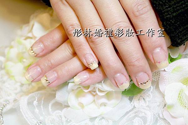 奶油法式光療 奶油法式光療