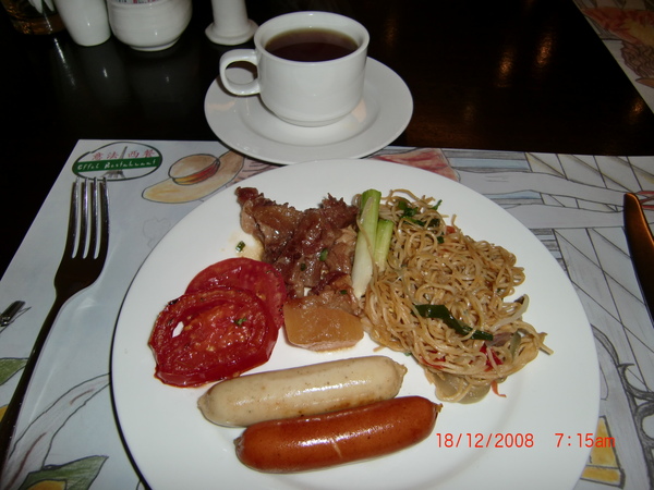 18 Dec 08 ~ My Buffet Breakfast