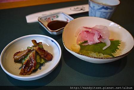 廣川うな重定食的前菜