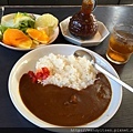 松尾大社前喫茶店「プルーン」的咖哩飯套餐