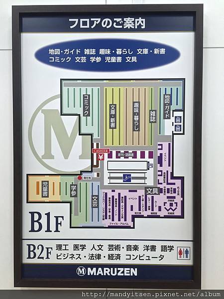 丸善京都本店示意圖