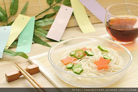 日本七夕要吃そうめん（素麵）