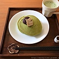 うめぞのCafe&Gallery最具代表性的甜點：抹茶鬆餅