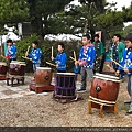 宇治炭山陶器市集的太鼓表演