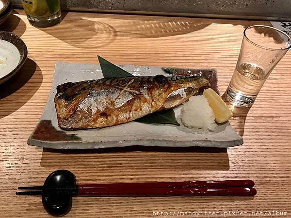 燒魚（鯖）佐日本酒