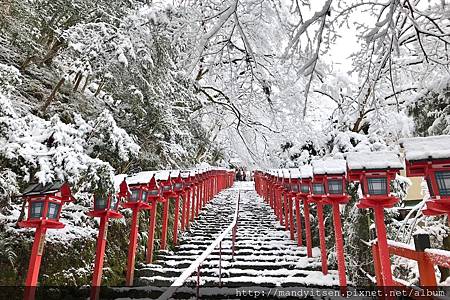 雪景 京都冬日絕景之貴船神社雪化妝 Mandy 京都進行式 痞客邦