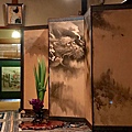 八幡山展示的屏風