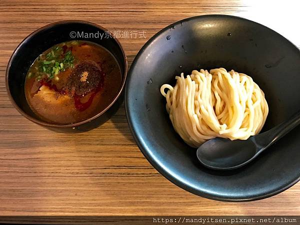 「吟醸らーめん久保田」的味噌沾麵（つけ麺）