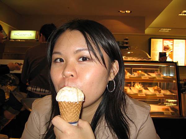 Enjoy my Mövenpick ice cream