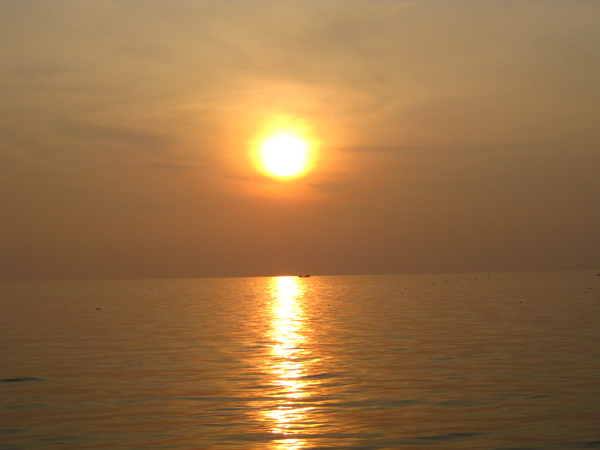 柬埔寨~洞里萨湖之日落