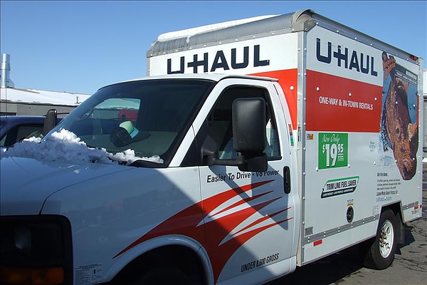 租了一台U-haul, 載著我的全部家當