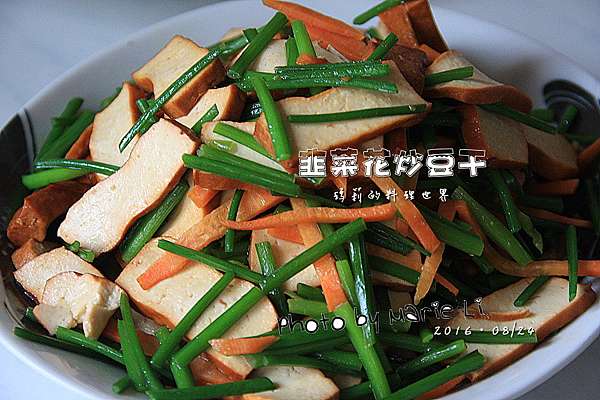 瑪莉廚房 韭菜花炒豆干 瑪莉 痞客邦
