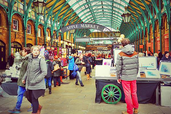 #42 APPLE MARKET，位於Covern Garden，我在倫敦造訪的第一個市集