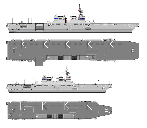 比日向級更巨大的新一代軍艦 預計2015年完工服役