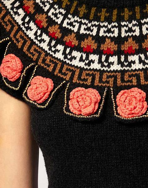 Manoush Knitted Ruffle Dress2
