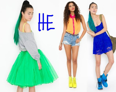 too much neon trend gone wild fashion by he