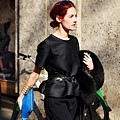 PEPLUM-TOP-STREETFSN-NAM-FASHION-WEEK-STREET-STYLE-MILAN-TAYLOR-TOMASI-HILL-CELINE-COBALT-BLUE-CLUTCH-POUCH-BELT-FUR