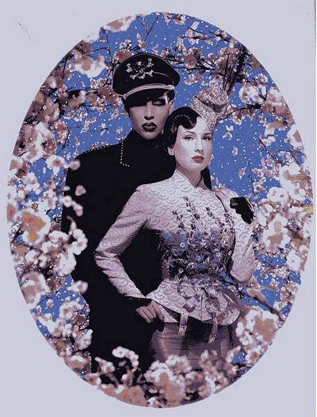 marilyn-manson-et-dita-von-teese-pierre-et-gilles-photographie-peinte.jpg