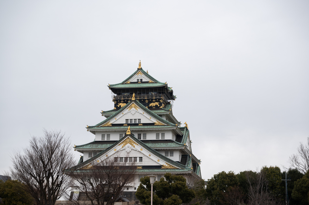 【遊記】日本。2024.02大阪，第5天，大阪城