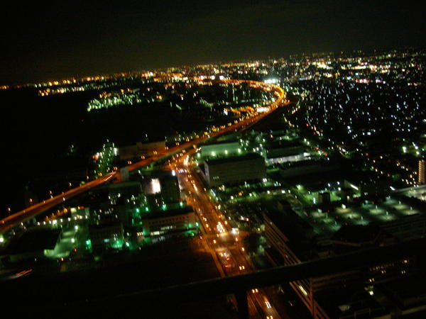 飯店外夜景