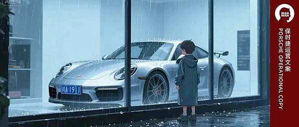 保時捷，這句文案封神！