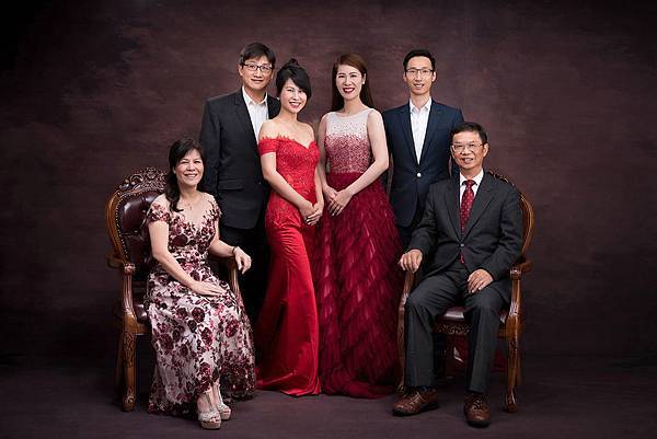 全家福婚紗照-6人-拍家庭照-拍攝