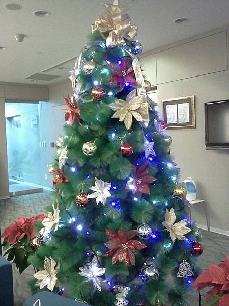 公司大廳的聖誕樹
