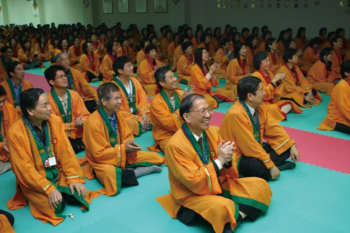 禪教會會員聆聽李嗣涔博士精彩的演講 禪教會會員聆聽李嗣涔博士精彩的演講