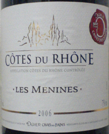 Ogier Cotes du Rhone Les Menines