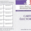 CARTE ELECTORALE