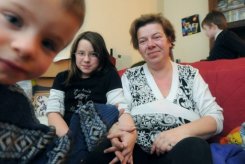 Marie-Laure Picat et ses enfants