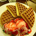 Melange草莓奶油鬆餅