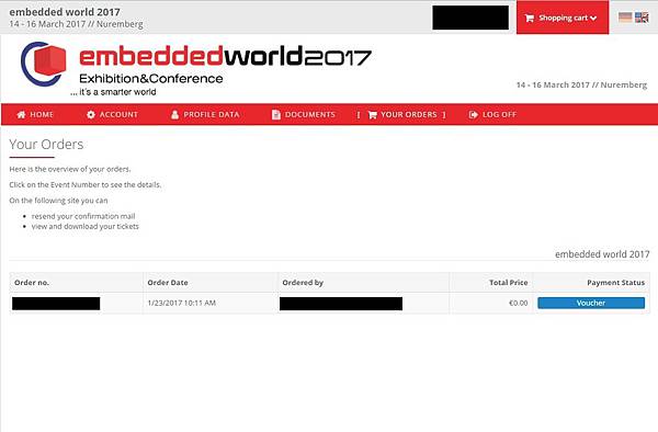 [出差] 國際展會 德國紐倫堡Embedded Worl