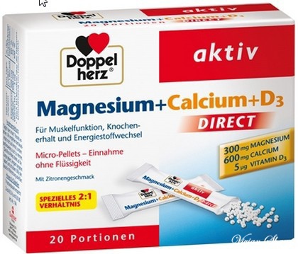 雙心Magnesium+Calcium+D3加鎂維生素鈣片