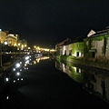 晚上的小樽運河