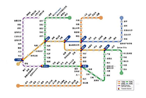 釜山地鐵-中文簡體版