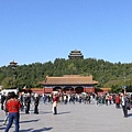 故宮後面及對面的景山公園