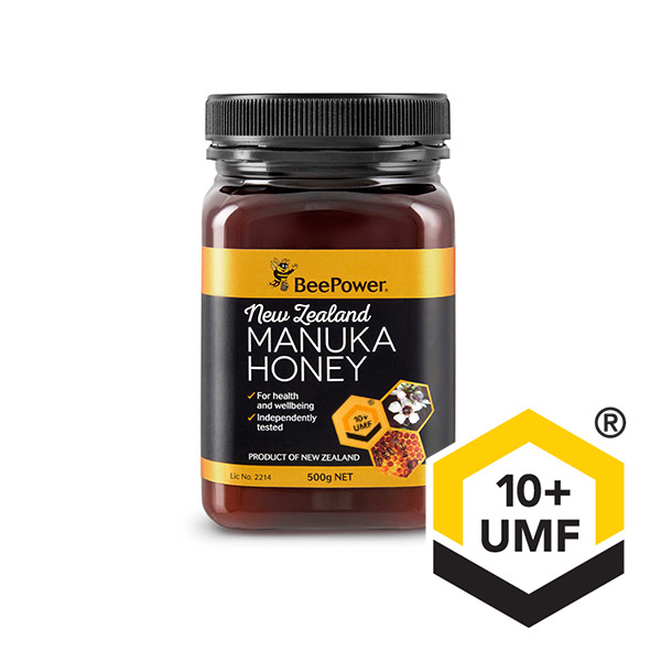 BeePower-Manuka-Honey-500g-UMF10-Badged