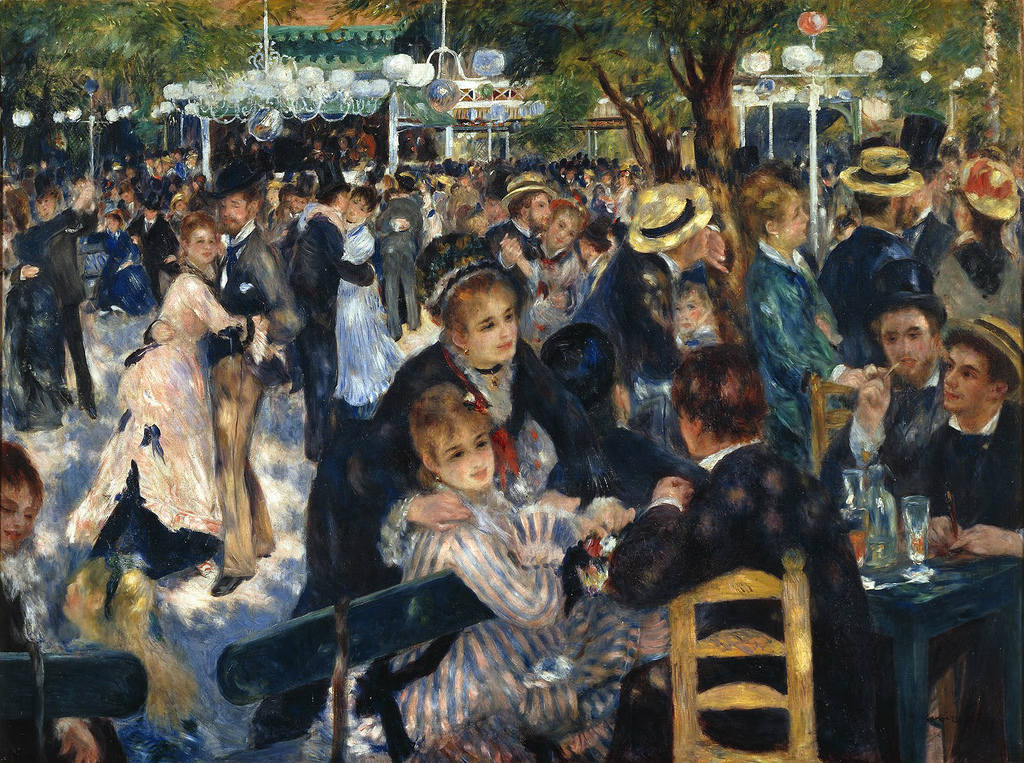 煎餅磨坊的舞會(Ball at the Moulin de la Galette)1876