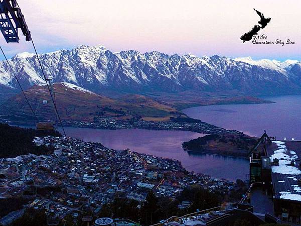 Queenstown sky line