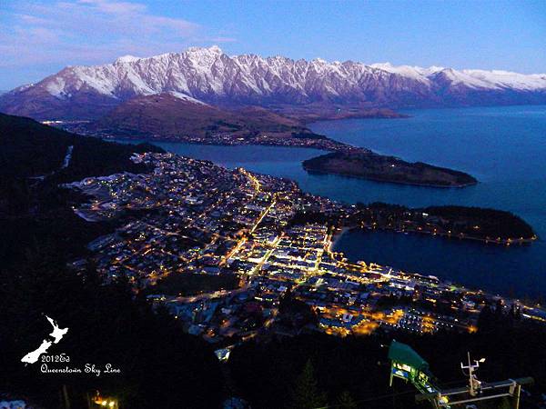 Queenstown sky line Queenstown sky line