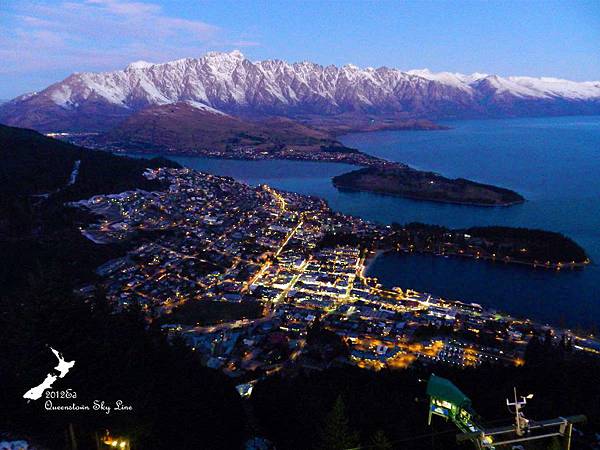 Queenstown sky line