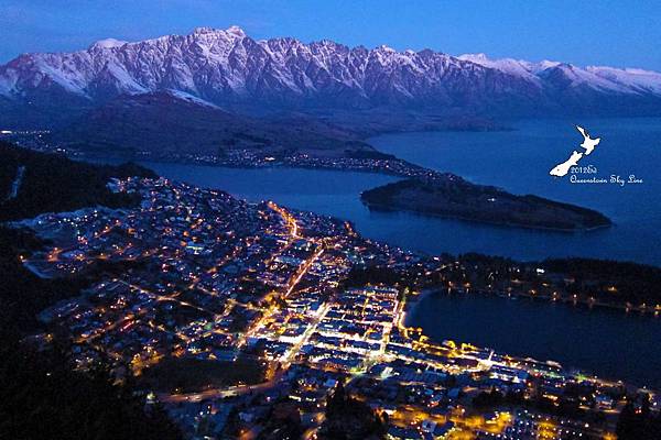 Queenstown sky line