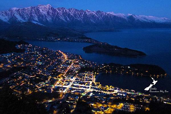 Queenstown sky line