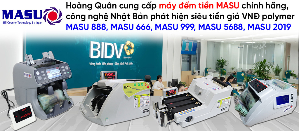 Máy đếm tiền Hoàng Quân nào đư