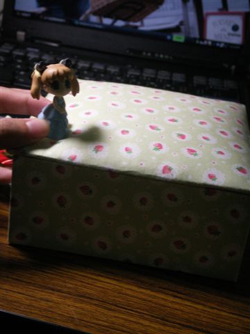 這個盒子的特點是盒蓋有加鋪棉!!