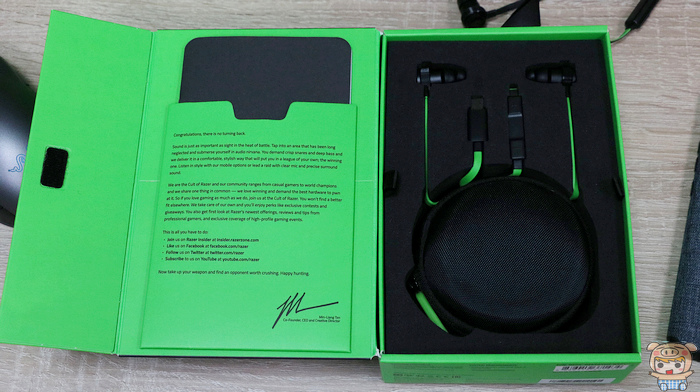 酷炫的雷蛇耳機，Razer Hammerhead for USB-C 開箱評測