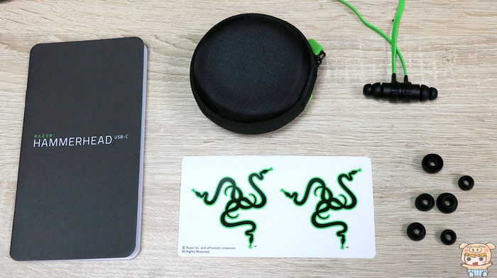 酷炫的雷蛇耳機，Razer Hammerhead for USB-C 開箱評測