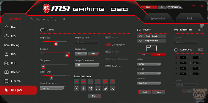 6park Com Us Deal 测评 微星32 1ms 2560 X 1440 Va 144hz Curved Monitor